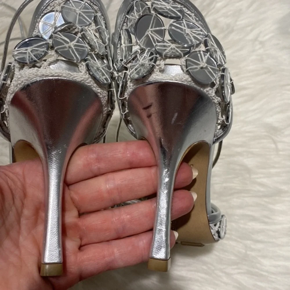 New Bottega Veneta Mirror stretch‎ sandals size 38EU